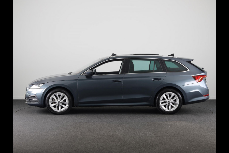 Škoda Octavia Combi 1.0 e-TSI Business Edition Plus 110 pk Automaat (DSG) | Navigatie | Panoramadak | Elektr. trekhaak | Parkeersensoren | Achteruitrijcamera | Autom. airco (3 zones) |