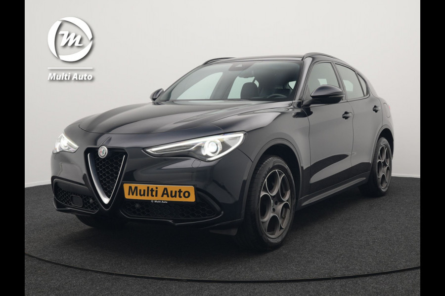 Alfa Romeo Stelvio 2.0 T AWD Super Q4 Automaat 200pk Dealer O.H | Trekhaak Afneembaar | Adaptive Cruise | Camera | Blis | Lederen Sportstoelen Memory & Verwarmd | Navigatie | DAB |