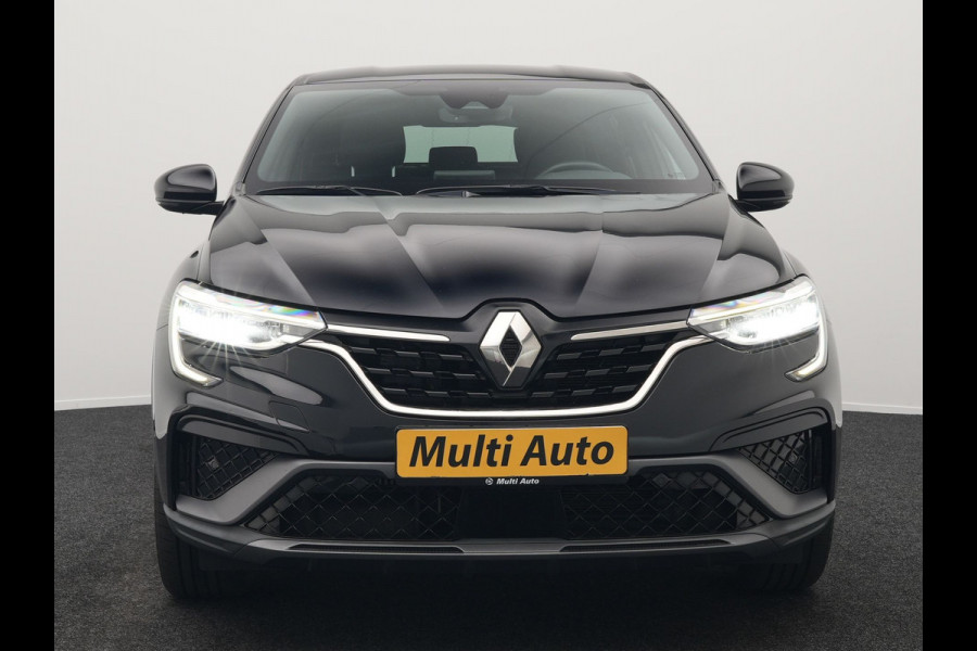 Renault Arkana 1.6 E-Tech R.S. Line Hybrid 158pk Dealer O.H | Adaptive Cruise | Camera | Alcantara Sportstoelen Verwarmd | Keyless | Blis | Draadloos Laden | Sportstuur Verwarmd | Navigatie | DAB |