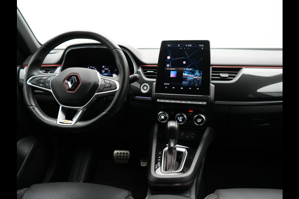 Renault Arkana 1.6 E-Tech R.S. Line Hybrid 158pk Dealer O.H | Adaptive Cruise | Camera | Alcantara Sportstoelen Verwarmd | Keyless | Blis | Draadloos Laden | Sportstuur Verwarmd | Navigatie | DAB |