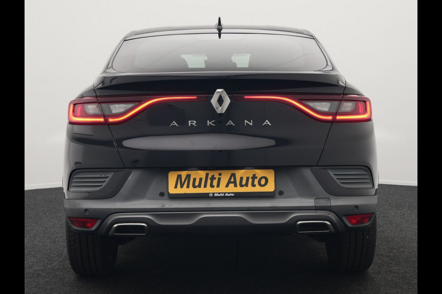 Renault Arkana 1.6 E-Tech R.S. Line Hybrid 158pk Dealer O.H | Adaptive Cruise | Camera | Alcantara Sportstoelen Verwarmd | Keyless | Blis | Draadloos Laden | Sportstuur Verwarmd | Navigatie | DAB |