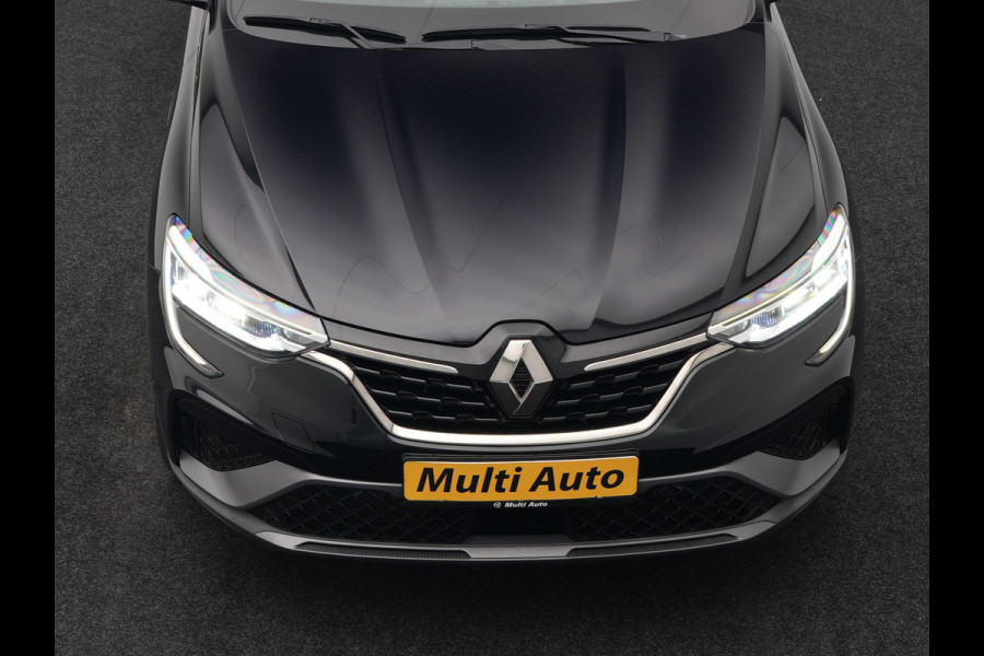 Renault Arkana 1.6 E-Tech R.S. Line Hybrid 158pk Dealer O.H | Adaptive Cruise | Camera | Alcantara Sportstoelen Verwarmd | Keyless | Blis | Draadloos Laden | Sportstuur Verwarmd | Navigatie | DAB |