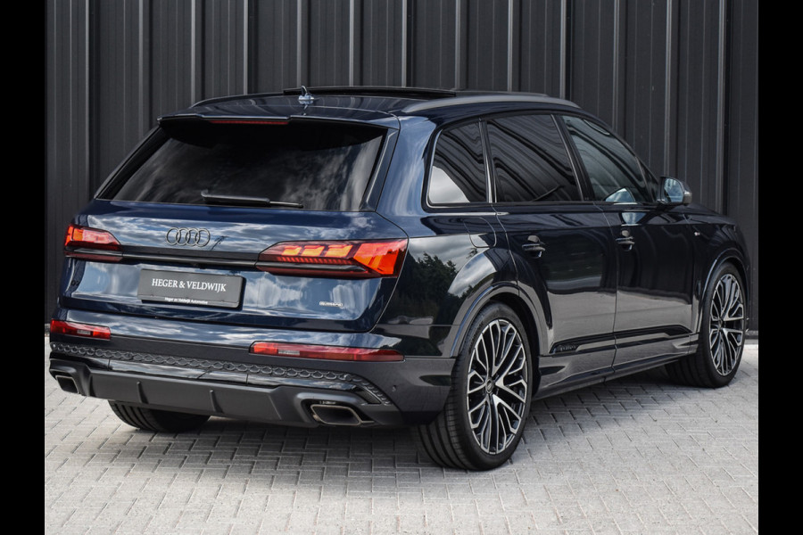 Audi Q7 60 TFSI e QUATTRO COMPETITION | S-SEATS | PANORAMADAK | 5 JR GARANTIE | ADAPTIVE CRUISE | TREKHAAK | HEAD-UP | AMBIANCE INTERIEU