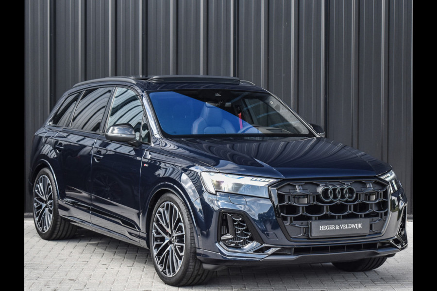 Audi Q7 60 TFSI e QUATTRO COMPETITION | S-SEATS | PANORAMADAK | 5 JR GARANTIE | ADAPTIVE CRUISE | TREKHAAK | HEAD-UP | AMBIANCE INTERIEU