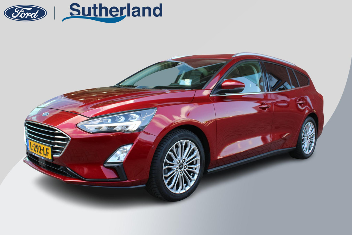 Ford FOCUS Wagon 1.0 EcoBoost 125 PK Titanium Business | Winterpack | 17 Inch Lichtmetalen Velgen | Privacy Glass | Electrische achterklep |Head Up | LED | Adaptieve Cruise Control | Camera | Navi | Climate Control