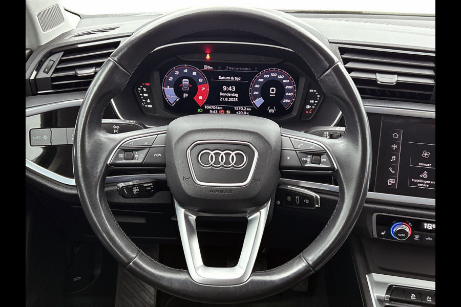 Audi Q3 35 TFSI Advanced edition Plus(Goed OnderH, Navi, Carplay, StoelV, Parkeersensoren, Digitale Tellers, Cruise Con, Etc)