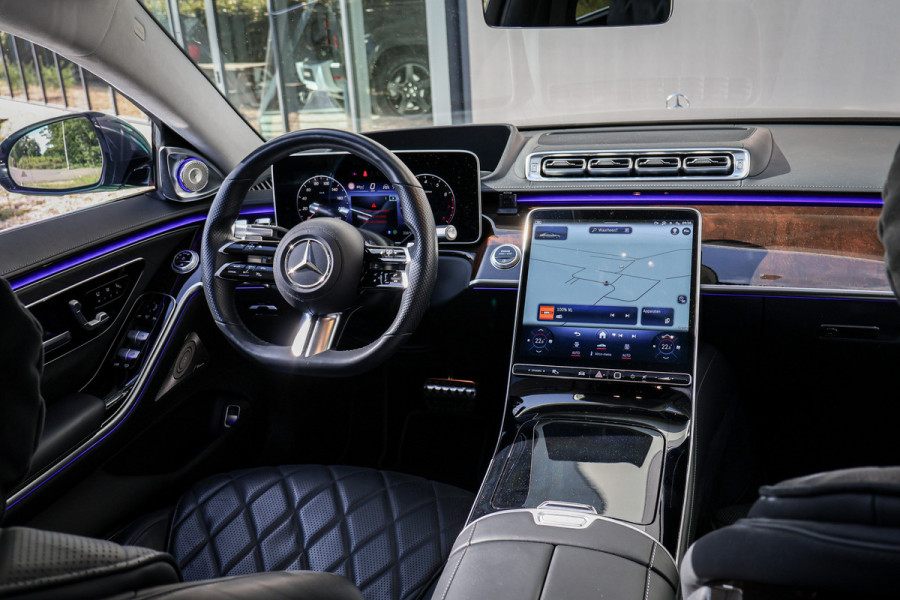 Mercedes-Benz S-Klasse 500 4MATIC Lang AMG Line | BURMESTER HIGH END 4D | ADAPTIVE CRUISE CONTROL | ACHTERASBESTURING | STOELVERARMING & VERKOELING & M