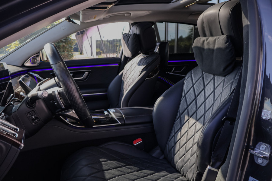 Mercedes-Benz S-Klasse 500 4MATIC Lang AMG Line | BURMESTER HIGH END 4D | ADAPTIVE CRUISE CONTROL | ACHTERASBESTURING | STOELVERARMING & VERKOELING & M