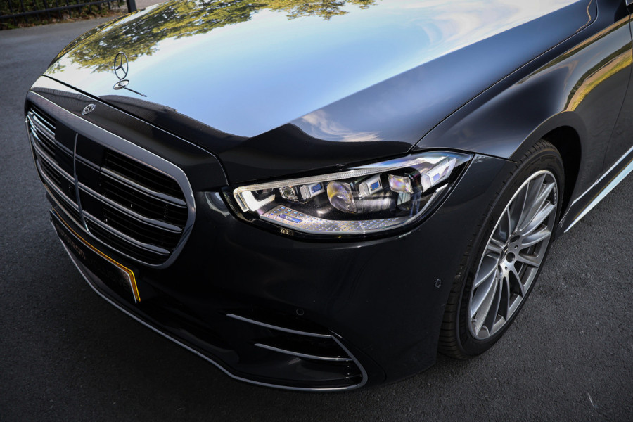 Mercedes-Benz S-Klasse 500 4MATIC Lang AMG Line | BURMESTER HIGH END 4D | ADAPTIVE CRUISE CONTROL | ACHTERASBESTURING | STOELVERARMING & VERKOELING & M