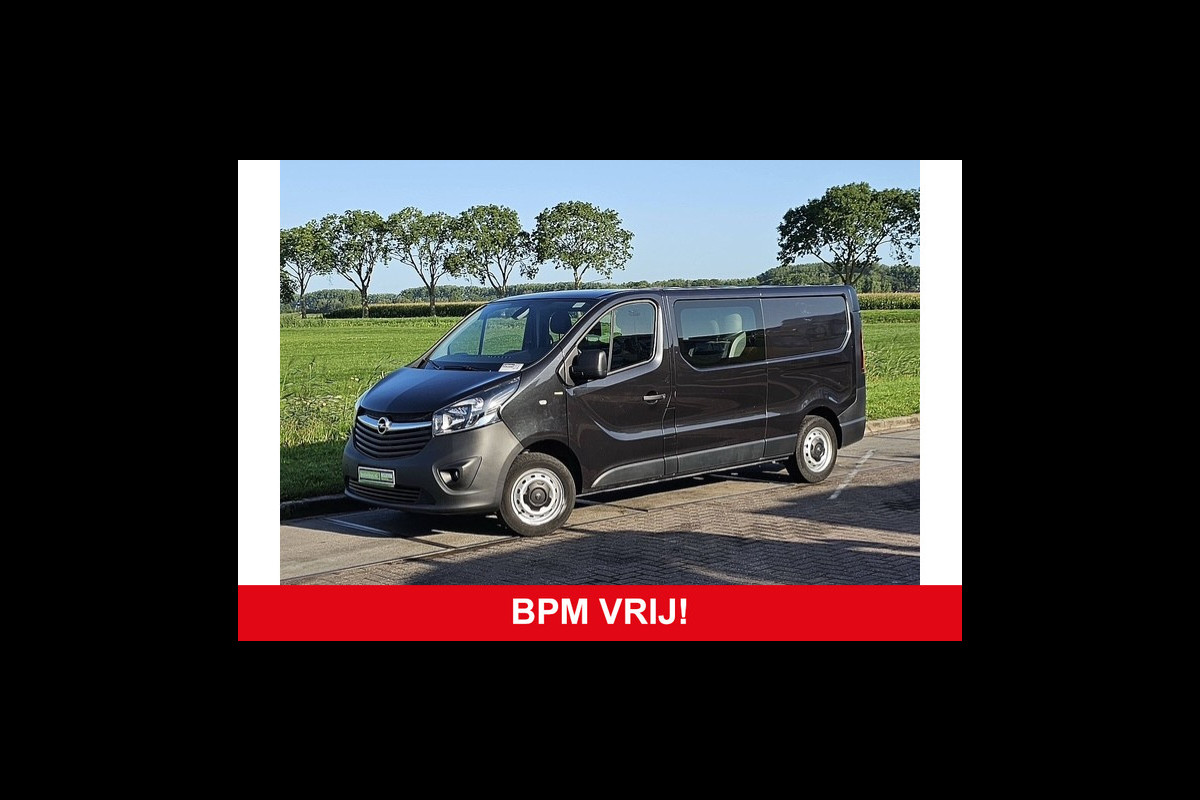 Opel Vivaro 1.6 CDTI L2H1 DC Edition Navi Airco Cruise Trekhaak