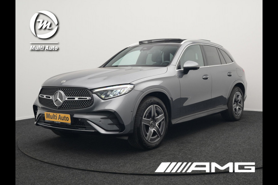 Mercedes-Benz GLC 300e 4MATIC AMG Line Plug In Hybrid 313pk PHEV | Luchtvering | Trekhaak af Fabriek | Panodak | 4 Wielbesturing | 360 Camera |  Lederen Sportstoelen Massage & Ventilatie | Adaptive Cruise