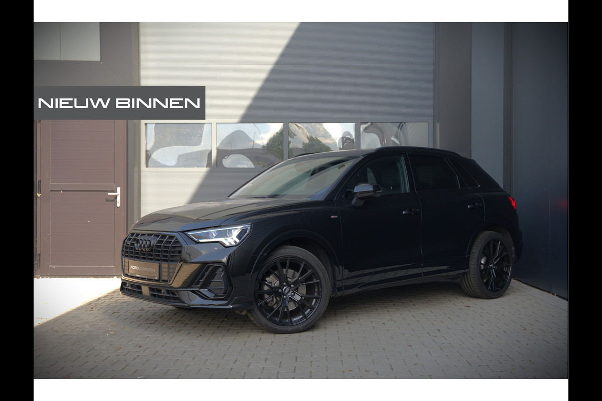 Audi Q3 40 TFSI quattro S Line Pro Line S | 190 PK | Panoramadak | Matrix Led | Stoelverwarming | Leer | Dodehoekdetectie | Automaat | BTW | Black Edition | Cruise Control | Virtual | Navigatie | Dealer Onderhouden | Audi Q3 40 TFSI quattro S Line Pro Line S | 190 PK | Panoramadak | Matrix Led | Stoelverwarming | Leer | Dodehoekdetectie | Automaat | BTW | Black Edition | Cruise Control | Virtual | Navigatie | Dealer Onderhouden |