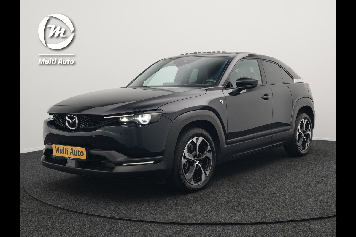 Mazda MX-30 e-SkyActiv R-EV 170 Makoto Plug In Hybrid PHEV | Schuifdak | Adaptive Cruise | 360 Camera | Head Up | BOSE Sound | Keyless | Apple Carplay | Sportstoelen Verwarmd | 18 " L.M | Mazda MX-30 e-SkyActiv R-EV 170 Makoto Plug In Hybrid PHEV | Schuifdak | Adaptive Cruise | 360 Camera | Head Up | BOSE Sound | Keyless | Apple Carplay | Sportstoelen Verwarmd | 18 " L.M |