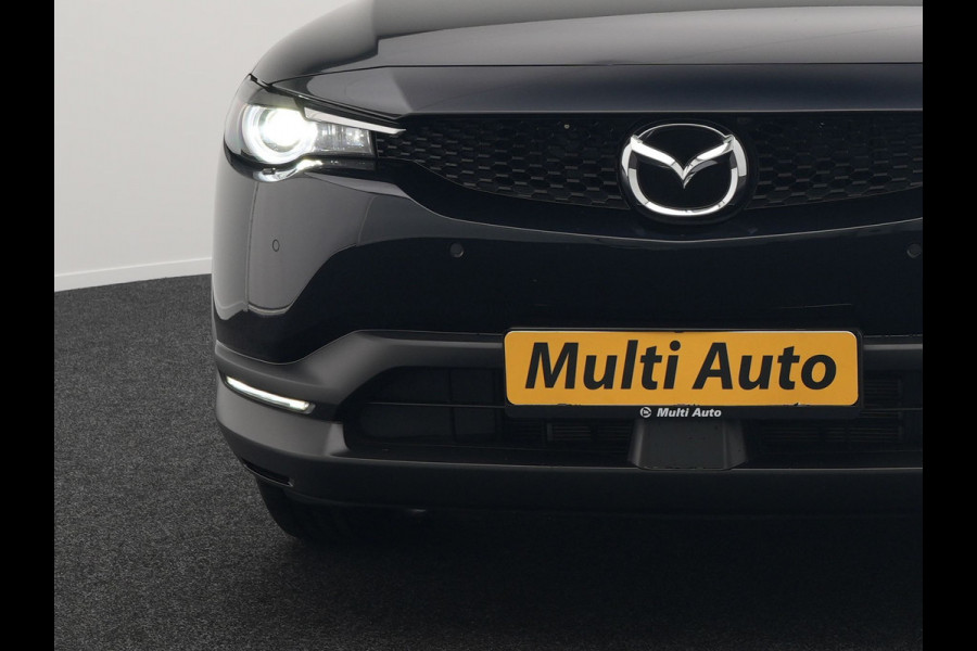Mazda MX-30 e-SkyActiv R-EV 170 Makoto Plug In Hybrid PHEV | Schuifdak | Adaptive Cruise | 360 Camera | Head Up | BOSE Sound | Keyless | Apple Carplay | Sportstoelen Verwarmd | 18 " L.M |