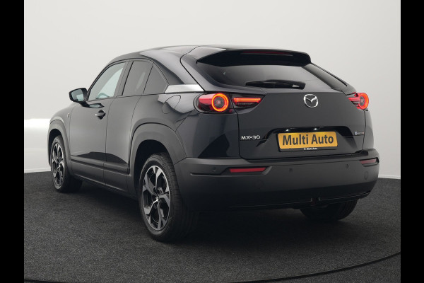 Mazda MX-30 e-SkyActiv R-EV 170 Makoto Plug In Hybrid PHEV | Schuifdak | Adaptive Cruise | 360 Camera | Head Up | BOSE Sound | Keyless | Apple Carplay | Sportstoelen Verwarmd | 18 " L.M |