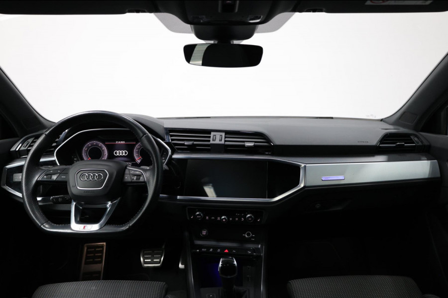 Audi Q3 Sportback 35 TFSI S Edition 3x S-line LED/VIRTUAL/SFEER/PANO/HALF LEDER+S.VERWARMING/20" LMV/CAM/LINE/ACC/12 MND GARANTIE!