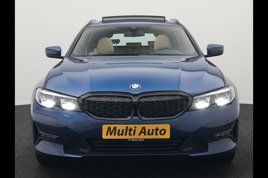 BMW 3 Serie Touring 330e Plug in Hybrid 293pk Dealer O.H | PHEV | Trekhaak Afneembaar | Panodak | Camera | 19" L.M |  Apple Carplay | LED | Leder | DAB |