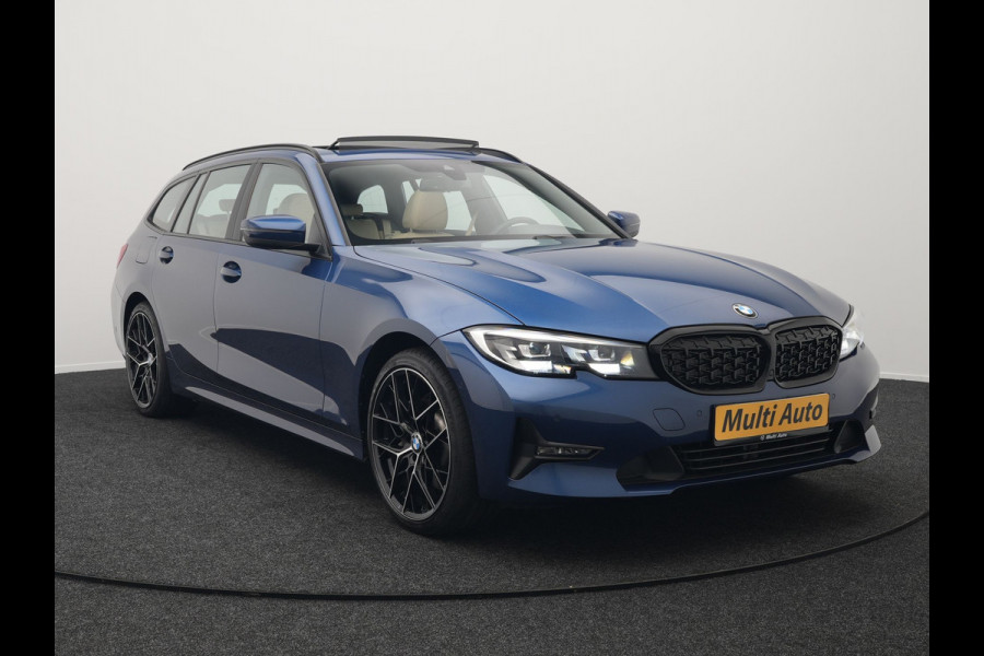 BMW 3 Serie Touring 330e Plug in Hybrid 293pk Dealer O.H | PHEV | Trekhaak Afneembaar | Panodak | Camera | 19" L.M |  Apple Carplay | LED | Leder | DAB |