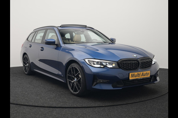 BMW 3 Serie Touring 330e Plug in Hybrid 293pk Dealer O.H | PHEV | Trekhaak Afneembaar | Panodak | Camera | 19" L.M |  Apple Carplay | LED | Leder | DAB |