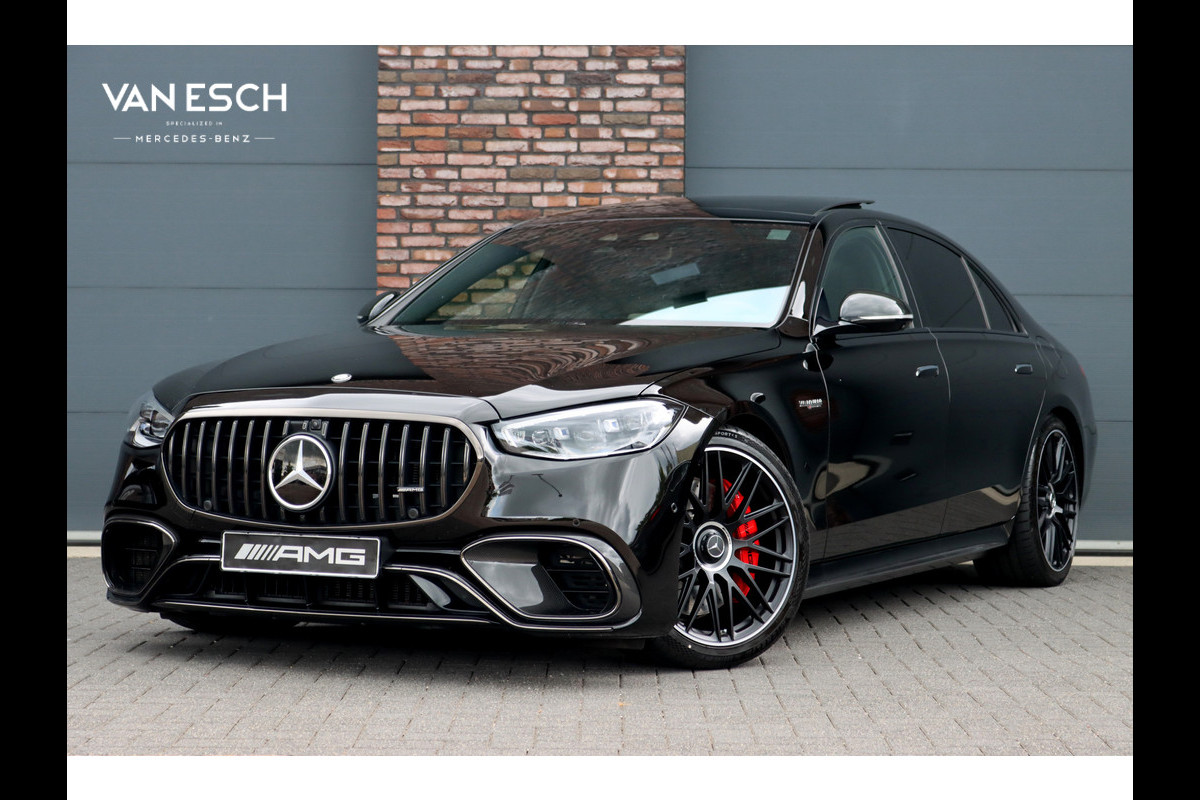 Mercedes-Benz S-Klasse AMG 63 S E Performance Aut9 | 802pk | Achterasbesturing | Carbon | Distronic+ | HUD | Chauffeurspakket | Entertainmentpakket Achter | Stoelventilatie V+A | Vlakkenverwarming | Zonweringspakket |