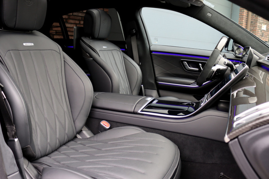 Mercedes-Benz S-Klasse AMG 63 S E Performance Aut9 | 802pk | Achterasbesturing | Carbon | Distronic+ | HUD | Chauffeurspakket | Entertainmentpakket Achter | Stoelventilatie V+A | Vlakkenverwarming | Zonweringspakket |