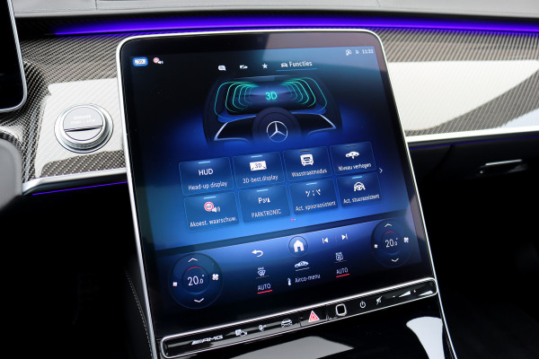 Mercedes-Benz S-Klasse AMG 63 S E Performance Aut9 | 802pk | Achterasbesturing | Carbon | Distronic+ | HUD | Chauffeurspakket | Entertainmentpakket Achter | Stoelventilatie V+A | Vlakkenverwarming | Zonweringspakket |
