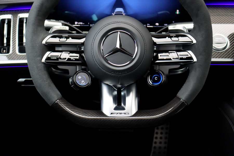 Mercedes-Benz S-Klasse AMG 63 S E Performance Aut9 | 802pk | Achterasbesturing | Carbon | Distronic+ | HUD | Chauffeurspakket | Entertainmentpakket Achter | Stoelventilatie V+A | Vlakkenverwarming | Zonweringspakket |