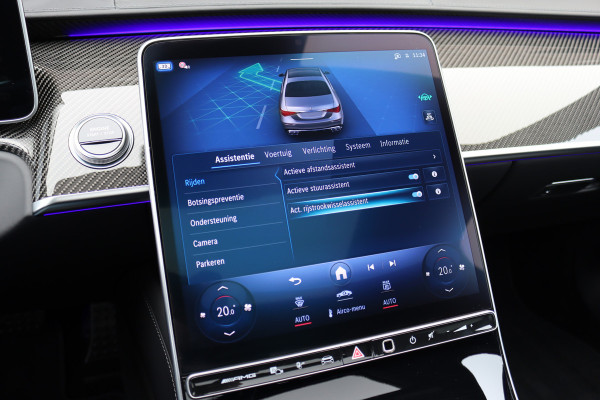 Mercedes-Benz S-Klasse AMG 63 S E Performance Aut9 | 802pk | Achterasbesturing | Carbon | Distronic+ | HUD | Chauffeurspakket | Entertainmentpakket Achter | Stoelventilatie V+A | Vlakkenverwarming | Zonweringspakket |