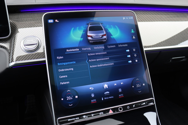 Mercedes-Benz S-Klasse AMG 63 S E Performance Aut9 | 802pk | Achterasbesturing | Carbon | Distronic+ | HUD | Chauffeurspakket | Entertainmentpakket Achter | Stoelventilatie V+A | Vlakkenverwarming | Zonweringspakket |