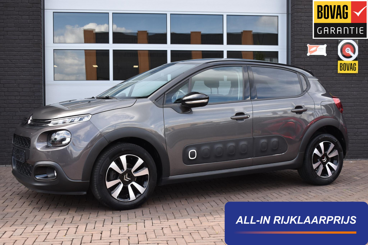 Citroën C3 1.2 PureTech S&S 100PK Aut. Shine | Panodak | Carplay | Cruise | PDC | Incl. garantie Citroën C3 1.2 PureTech S&S 100PK Aut. Shine | Panodak | Carplay | Cruise | PDC | Incl. garantie
