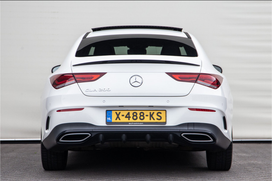Mercedes-Benz CLA-Klasse 200 AMG Nightpakket, Pano, Widescreen, Sfeerverlichting, Camera, 2019 BTW