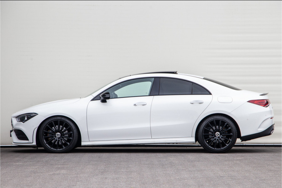 Mercedes-Benz CLA-Klasse 200 AMG Nightpakket, Pano, Widescreen, Sfeerverlichting, Camera, 2019 BTW