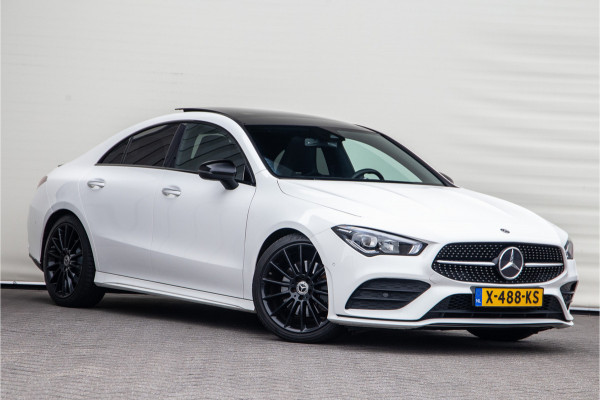 Mercedes-Benz CLA-Klasse 200 AMG Nightpakket, Pano, Widescreen, Sfeerverlichting, Camera, 2019 BTW