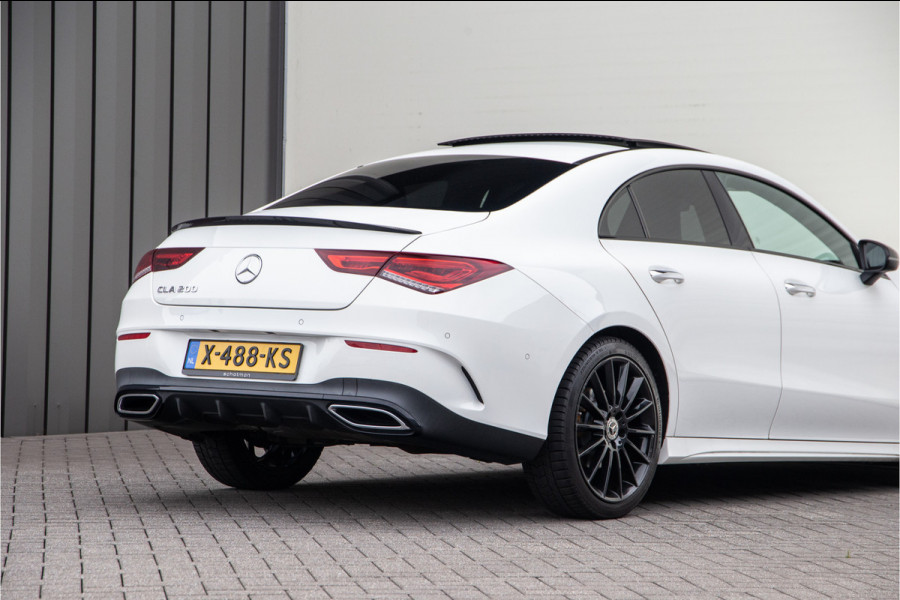 Mercedes-Benz CLA-Klasse 200 AMG Nightpakket, Pano, Widescreen, Sfeerverlichting, Camera, 2019 BTW