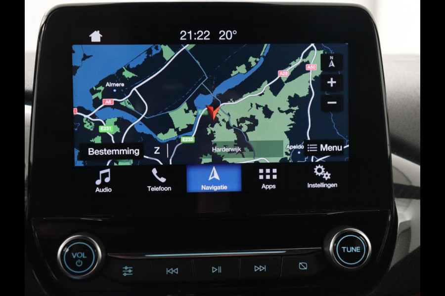 Ford Fiesta 1.0 EcoBoost ST-Line | Stoel & stuurverwarming | B&O Sound | Trekhaak | Carplay | Navigatie | Parkeerhulp | Cruise control | Airco | Bluetooth