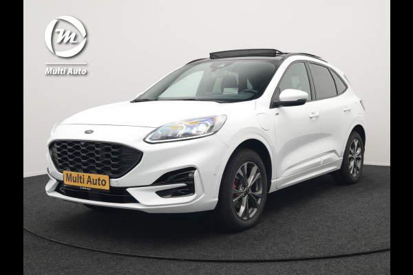 Ford Kuga 2.5 ST-Line Plug in Hybrid 225pk Dealer O.H PHEV | Trekhaak Af Fabriek | Panodak | Head up | Adaptive Cruise | 360 Camera | Sportstoelen Verwarmd | Keyless | Apple Carplay | Navigatie | DAB |