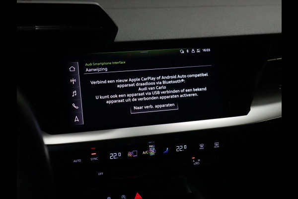 Audi A3 Sportback 30 TFSI Sport [CRUISE CONTROL, APPLE CARPLAY, PARKEERSENSOREN, SPORTSTOELEN, NAVIGATIE, NIEUWSTAAT]