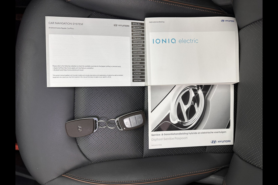Hyundai IONIQ Premium EV (SOH-100%) (INCL-BTW) *PANO | FULL-LEATHER | INFINITY-AUDIO | FULL-LED | KEYLESS | NAVI-FULLMAP |  ADAPTIVE-CRUISE |  DAB | CAMERA | MEMORY-PACK | DIGI-COCKPIT | CCS-FASTLOADER | LANE-ASSIST...