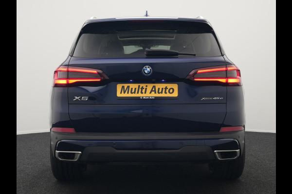 BMW X5 xDrive45e High Executive Plug In Hybrid 395pk Dealer O.H PHEV | Trekhaak Af Fabriek | Panodak | Head Up | Lederen Sportstoelen Memory & Verwarmd | Apple Carplay | Blis | Sfeerverlichting | Navigatie | Virtual | DAB |
