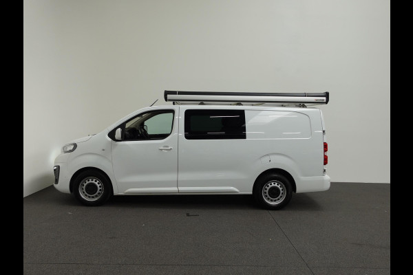 Peugeot Expert Long Dubbele Cabine Asphalt L3 2.0 HDi 120pk Aut. Airco Navi Carplay Cruise Control Trekhaak Imperiaal Lang Luxe Dubbele Cabine
