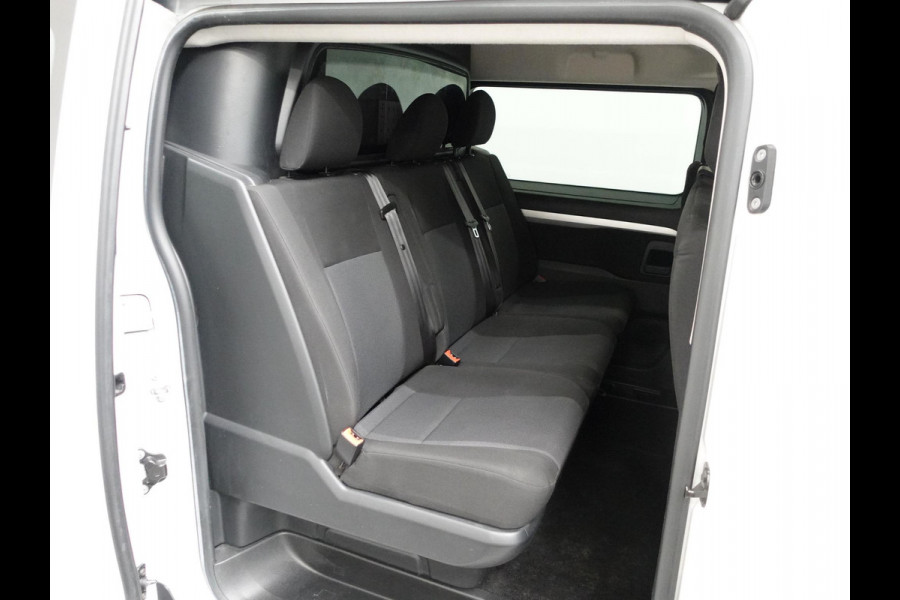Peugeot Expert Long Dubbele Cabine Asphalt L3 2.0 HDi 120pk Aut. Airco Navi Carplay Cruise Control Trekhaak Imperiaal Lang Luxe Dubbele Cabine
