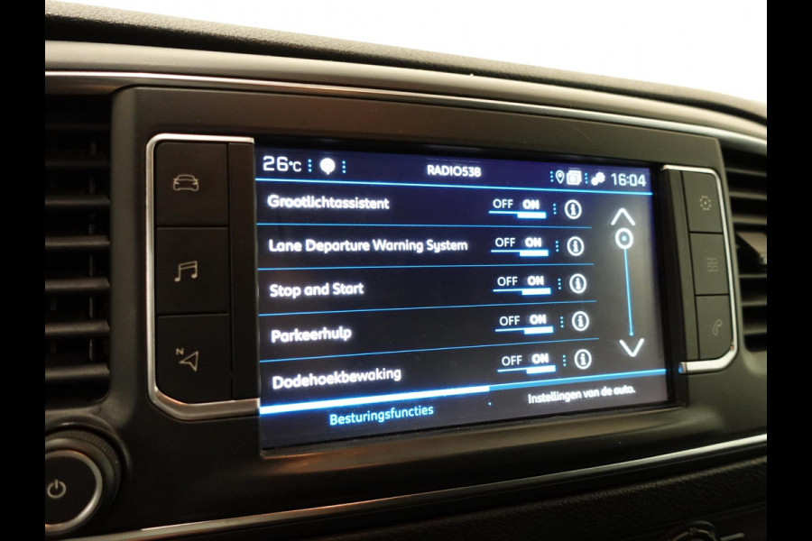 Peugeot Expert Long Dubbele Cabine Asphalt L3 2.0 HDi 120pk Aut. Airco Navi Carplay Cruise Control Trekhaak Imperiaal Lang Luxe Dubbele Cabine