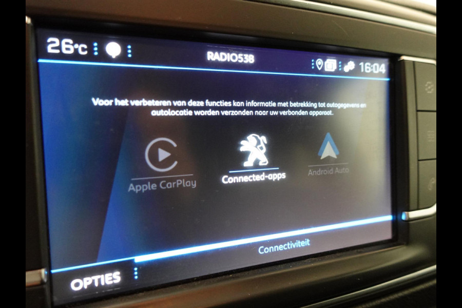 Peugeot Expert Long Dubbele Cabine Asphalt L3 2.0 HDi 120pk Aut. Airco Navi Carplay Cruise Control Trekhaak Imperiaal Lang Luxe Dubbele Cabine