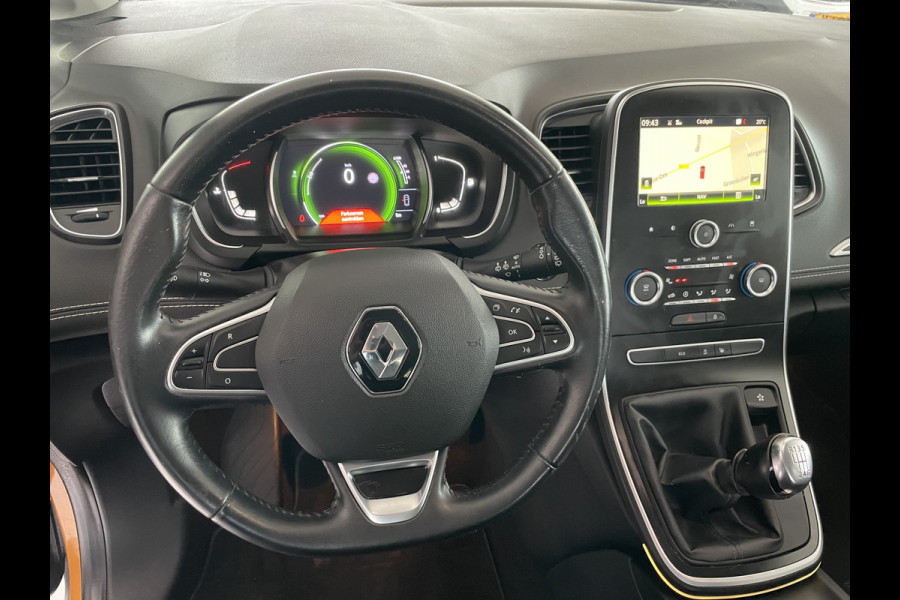 Renault Scénic 1.2 TCe Intens Airco - Cruise control - Parkeersensoren voor en achter - Navigatiesysteem - Lederen/stof bekleding - Mistlampen voor - Stuur multifunctioneel