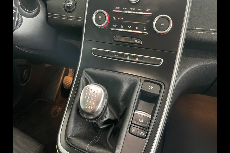 Renault Scénic 1.2 TCe Intens Airco - Cruise control - Parkeersensoren voor en achter - Navigatiesysteem - Lederen/stof bekleding - Mistlampen voor - Stuur multifunctioneel