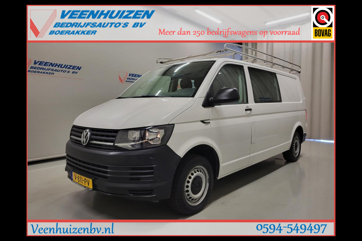 Volkswagen Transporter 2.0TDI L2/H1 Dubbele Cabine Euro 6!