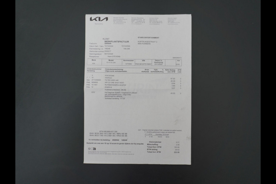Kia Ev6 GT-Line 77.4 kWh VAN: 41.900,- VOOR 37.877,- UW HERFSTVOORDEEL: 4.023,- | FABRIEKSGARANTIE T/M 10-2030 OF 150.000KM | 1e EIG. | DEALER ONDERHOUDEN | TOPSTAAT