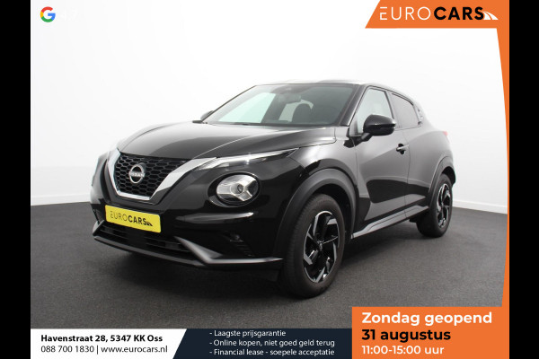 Nissan Juke 1.0 DIG-T N-Connecta Climate control Cruise control Achteruitrijcamera Keyless Navigatie LED Verwarmde voorstoelen Verwarmd stuurwiel Parkeersensoren Apple Carplay/ Android Auto