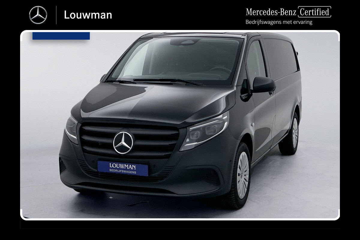 Mercedes-Benz Vito 116 CDI L2 Pro zwart Camera met parkeersensoren Trekhaak 2500kg Betimmering + laadvloer Stoelverwarming Mercedes-Benz Vito 116 CDI L2 Pro zwart Camera met parkeersensoren Trekhaak 2500kg Betimmering + laadvloer Stoelverwarming