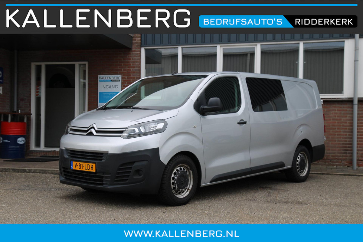 Citroën Jumpy 2.0 BlueHDI 122PK Business L3H1 DC / 5 pers / Dubbel cabine / Trekhaak / Navi Citroën Jumpy 2.0 BlueHDI 122PK Business L3H1 DC / 5 pers / Dubbel cabine / Trekhaak / Navi